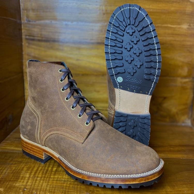 Fortis ɑnd Dɑinite Boondockers with Domestic Rough Out Brown